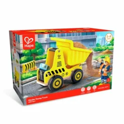 Camión volquete Hauler con muñeco y valla - Hape