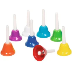 Campanas musicales de colores con mango (8) - Goki