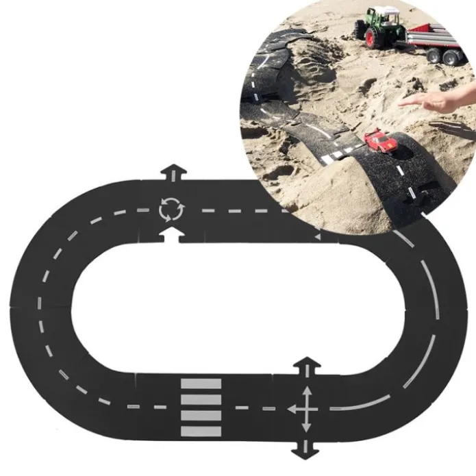 Carretera flexible con 12 piezas Ringroad - Waytoplay