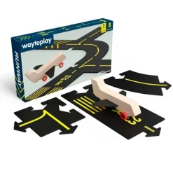 Carretera flexible con 8 piezas y avión Runway - Waytoplay
