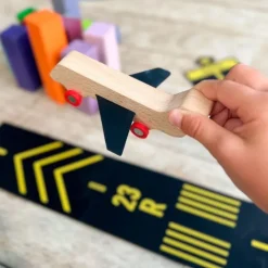 Carretera flexible con 8 piezas y avión Runway - Waytoplay