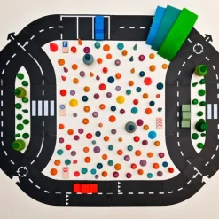 Carretera flexible con 24 piezas y 1 coche Highway - Waytoplay
