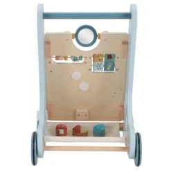Carrito andador de madera con 8 actividades Amigos del Bosque - Little Dutch
