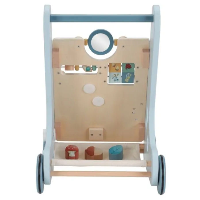 Carrito andador de madera con 8 actividades Amigos del Bosque - Little Dutch