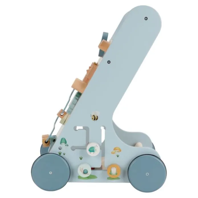 Carrito andador de madera con 8 actividades Amigos del Bosque - Little Dutch