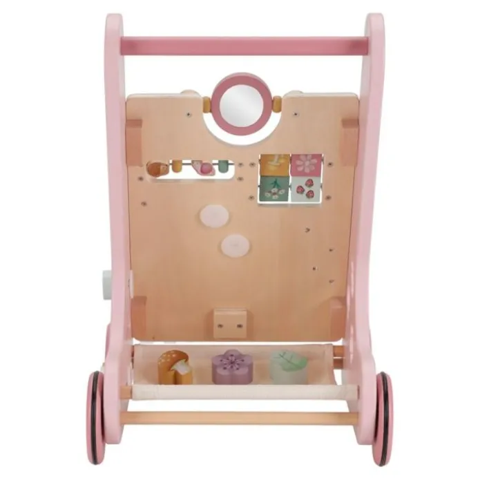 Carrito andador de madera con 8 actividades Jardín de Hadas - Little Dutch