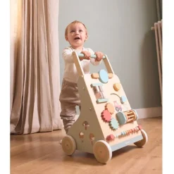 Carrito andador de madera con 8 actividades Seasons - Monnëka