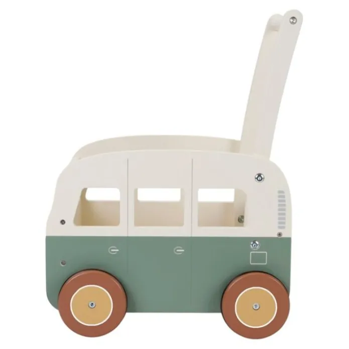Carrito andador de madera furgoneta vintage - Little Dutch