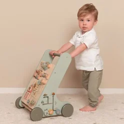 Carrito andador de madera Pequeña granja con 8 actividades - Little Dutch