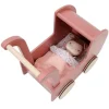 Carrito capazo de madera y muñeca Rosa - Little Dutch