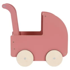 Carrito capazo de madera y muñeca Rosa - Little Dutch