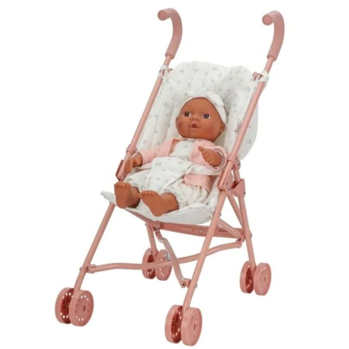 Carrito silleta para muñecas plegable con bolso - Little Dutch