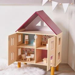Casa de muñecas de madera con muebles Twist - Janod