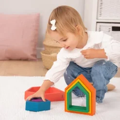 Casas de madera colores arcoíris (7) - Tickit
