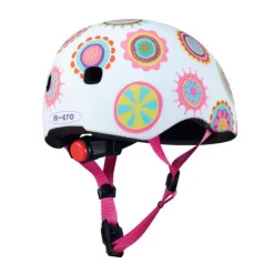 Casco flores con luces - Micro