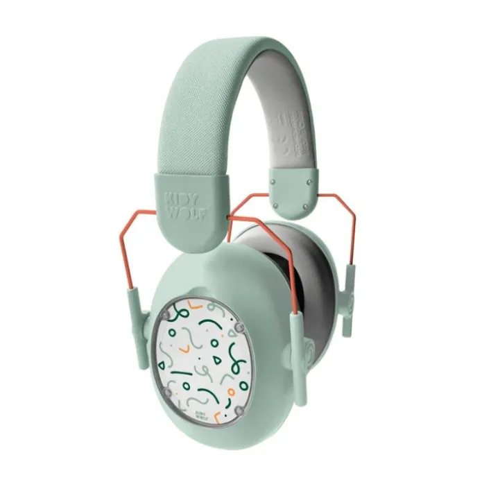 Cascos o auriculares antirruido Kidynoise verdes - Kidywolf