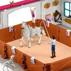Centro de equitación Horse Club con muñecos y caballos - Schleich