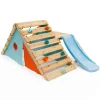 Centro de juego de madera con tobogán - Plum