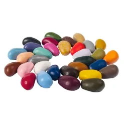 Ceras de soja ergonómicas de colores (32) - Crayon Rocks