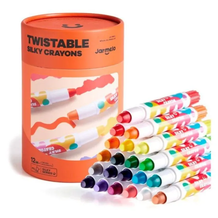 Ceras suaves de colores twist (24) - Jarmelo
