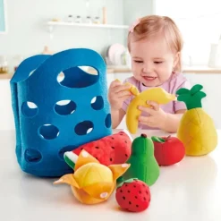 Cesta con frutas de tela - Hape