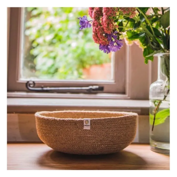 Cesta de yute para almacenar y clasificar grande 25 cm - ReSpiin