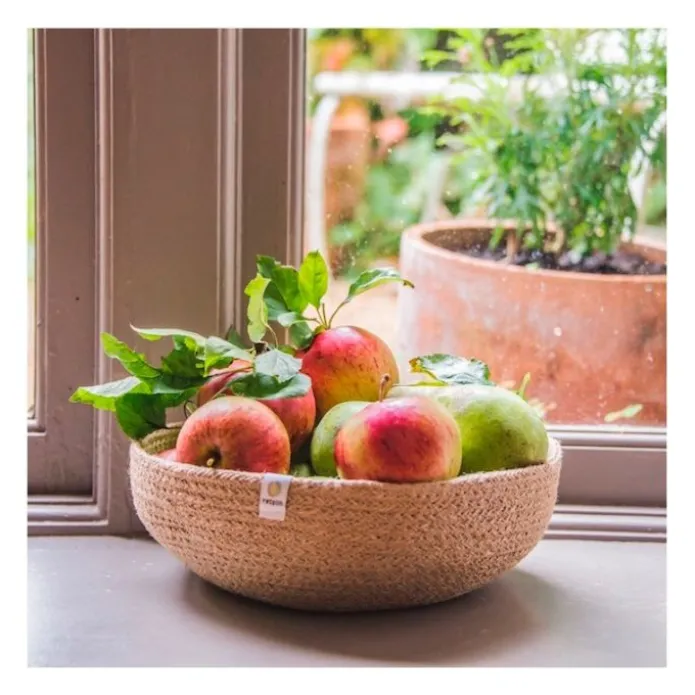 Cesta de yute para almacenar y clasificar grande 25 cm - ReSpiin