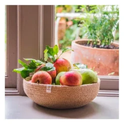 Cesta de yute para almacenar y clasificar mediana 23 cm - ReSpiin