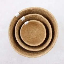 Cestas de yute para almacenar y clasificar altas (3) - ReSpiin