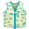 Chaleco flotador neón palmeras S 11-19 kg - BTBOX