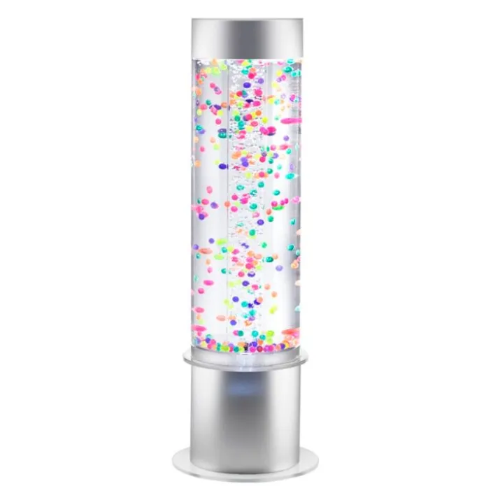 Cilindro de burbujas y bolas con luces grande - Playlearn