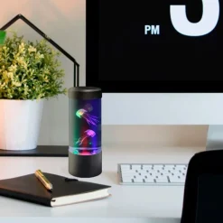 Cilindro de medusas fluorescentes con luces pequeño - Playlearn