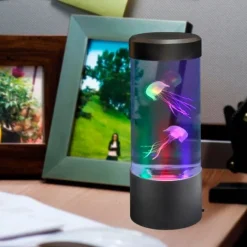 Cilindro de medusas fluorescentes con luces pequeño - Playlearn