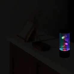 Cilindro de medusas fluorescentes con luces pequeño - Playlearn