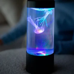 Cilindro de medusas fluorescentes con luces pequeño - Playlearn