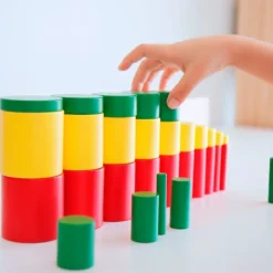Cilindros sin botón Premium madera de haya - Montessori