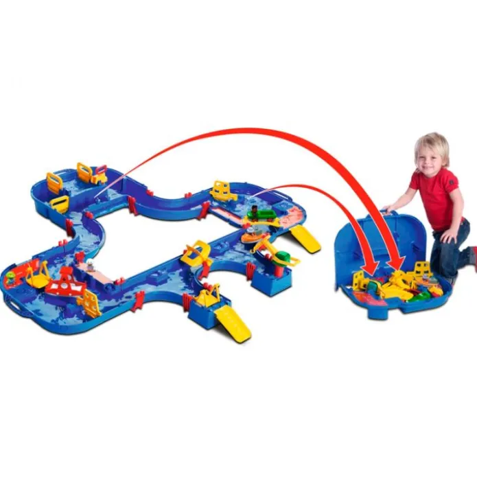 Circuito acuático MegaLockBox Waterway - AquaPlay