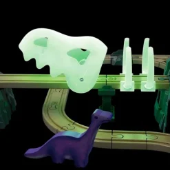 Circuito de madera Aventura ferroviaria dinosaurios - Hape