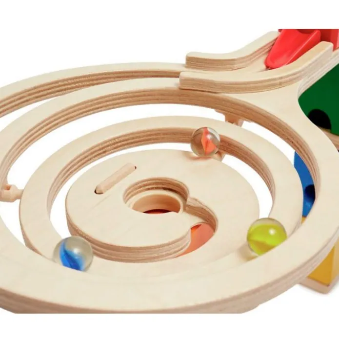 Circuito de madera para canicas Quadrilla - Hape