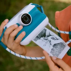 Cámara de fotos digital instantánea K-Print azul - Kidywolf