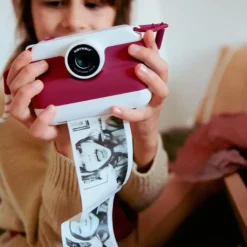 Cámara de fotos digital instantánea K-Print roja - Kidywolf