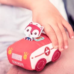 Coche de peluche de fricción ambulancia Alice - Lilliputiens