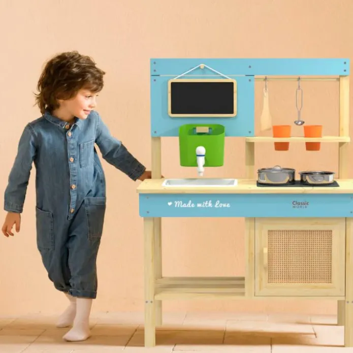 Cocinita de madera para exterior - Classic World