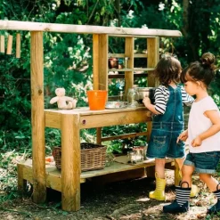 Cocinita de madera para exterior Discovery Mud Pie - Plum