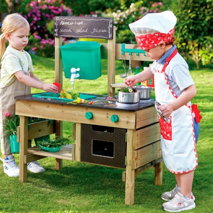Cocinita de madera para exterior - Hape