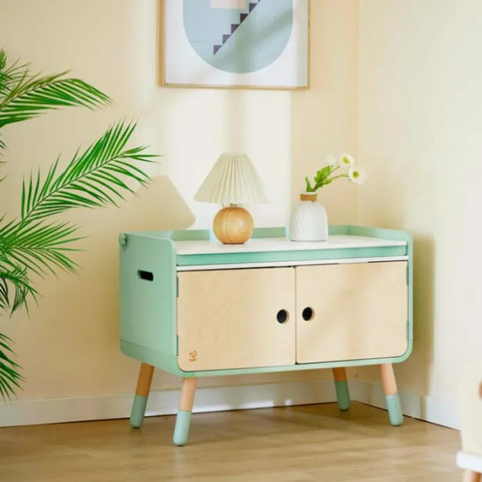 Cocinita de madera y mueble de almacenamiento 2 en 1 - Hape