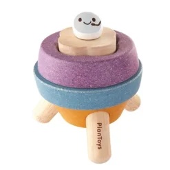Cohete apilable de madera - PlanToys