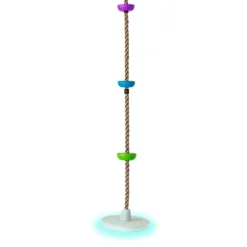 Columpio de cuerda para trepar con luces LED - Trelines