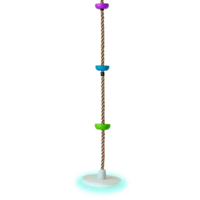 Columpio de cuerda para trepar con luces LED - Trelines