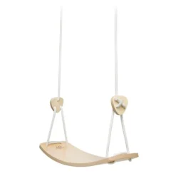 Columpio de cuerda y madera para interior o exterior - Kinderfeets